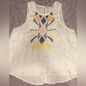 Beautifully designed tank top.